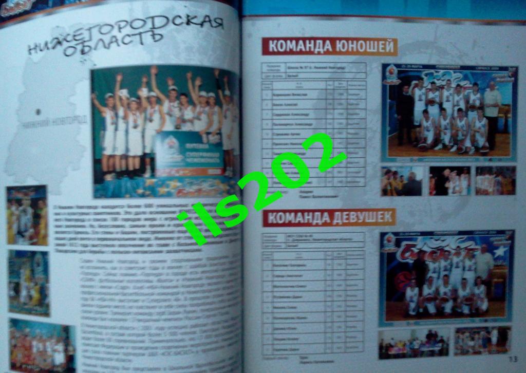 КЭС-баскет школьная баскетбольная лига сезон 2008 / 2009 3