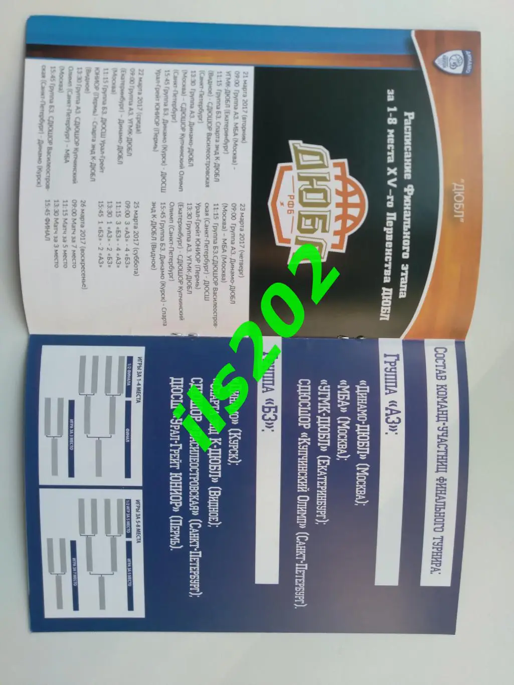 Курск турнир ДЮБЛ девушки финал восьми 2016 / 2017 1