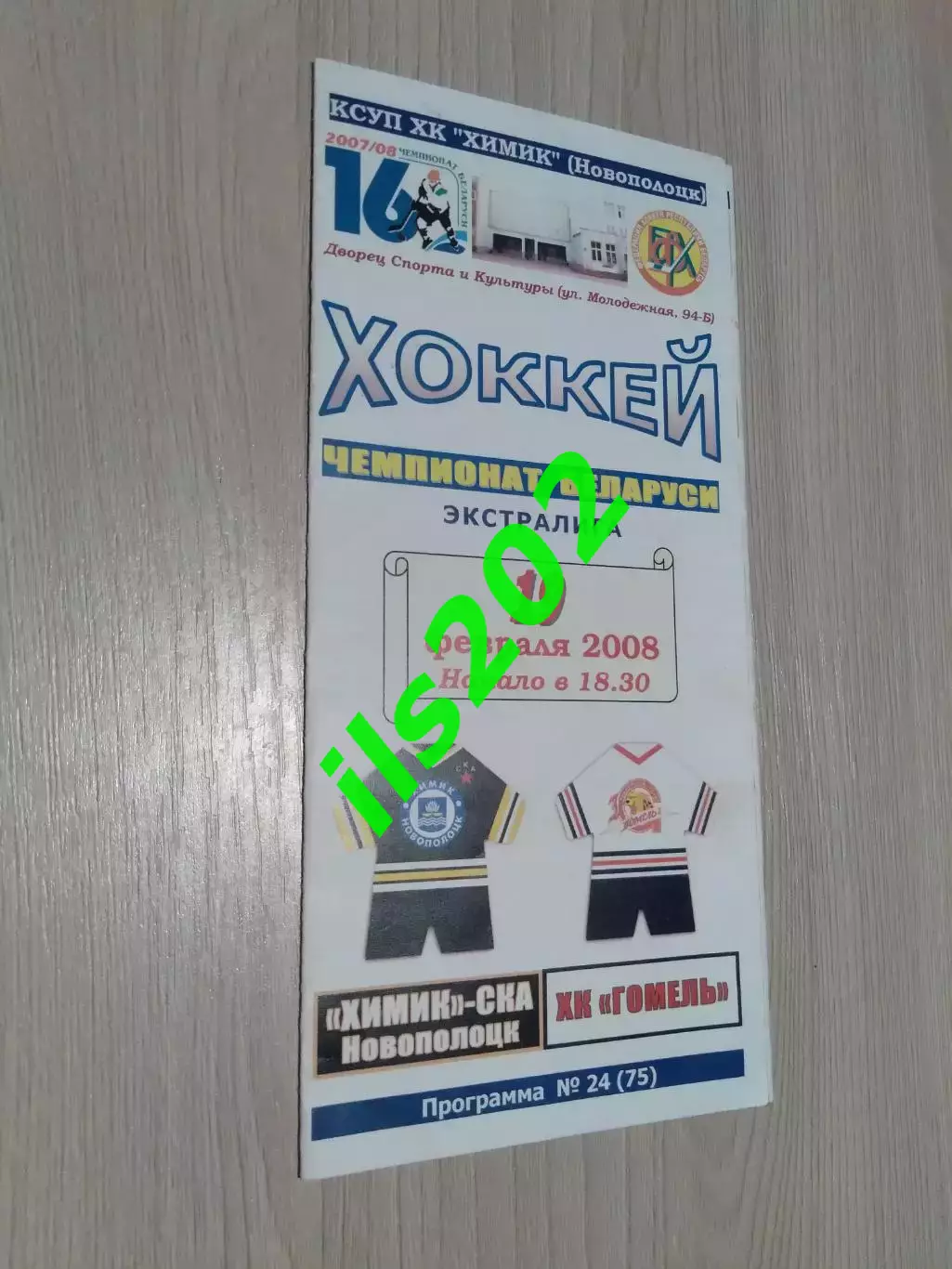 Химик- СКА Новополоцк - ХК Гомель 2007 / 2008