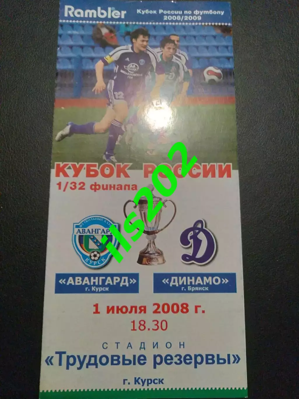 Авангард Курск - Динамо Брянск 2008 / 2009 кубок России