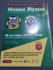 Волна Нижегородская область - Торпедо Владимир 2021 / 2022
