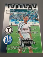 Торпедо Владимир - Динамо Вологда 2010 авторская