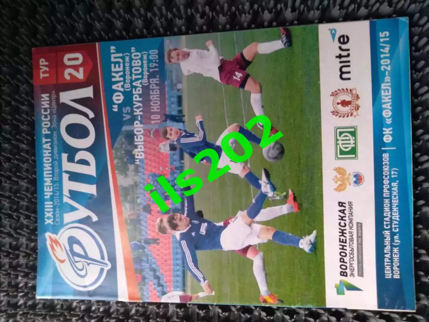 Факел Воронеж - Выбор-Курбатово Воронеж 10.11.2014