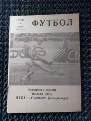 ЦСКА - Уралмаш Екатеринбург 1992 выпуск КЛС ЦСКА