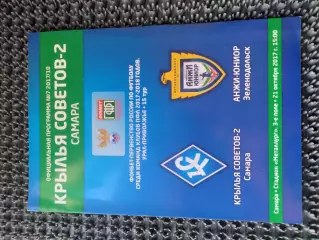 Крылья Советов-2 Самара - Анжи-Юниор Зеленодольск 2017 / 2018