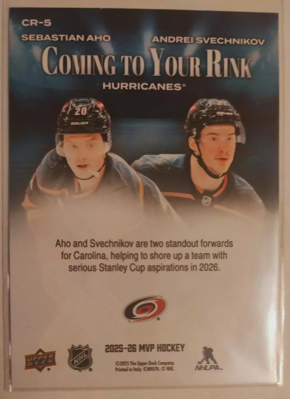 Андрей Свечников «Каролина Харрикейнз» 1