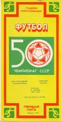 Ростсельмаш Ростов-на-Дону - Динамо Батуми 13.10.1987