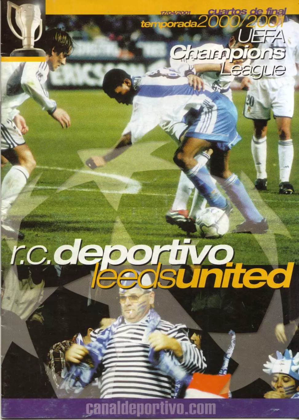 Депортиво Ла-Корунья, Испания - Лидс Англия 17.04.2001