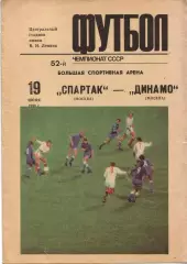 Спартак Москва - Динамо Москва 19.06.1989