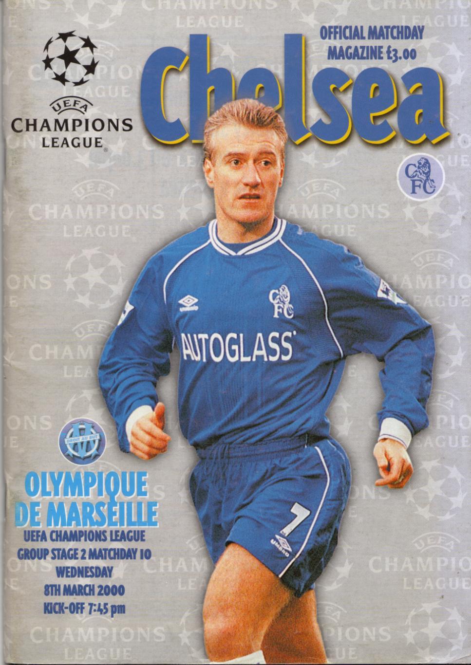 Челси Англия - Олимпик Марсель, Франция 08.03.2000