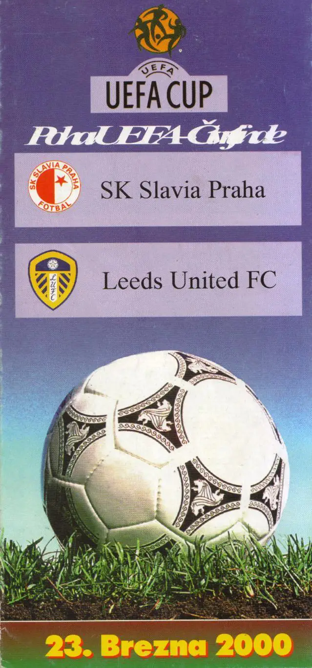 Славия Прага, Чехия - Лидс Англия 23.03.2000