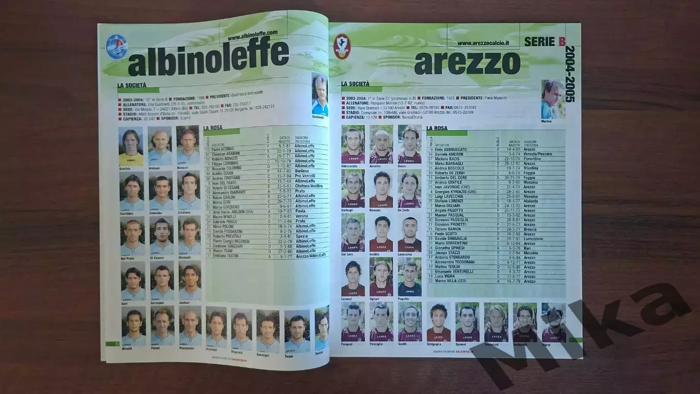 Из Guerin sportivo Calcioitalia Serie B 2004-05 1
