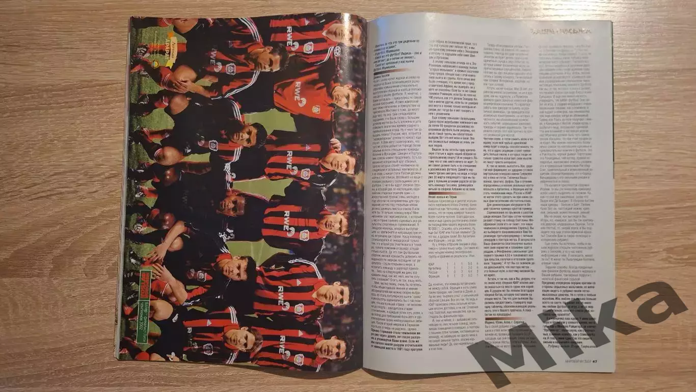 Мировой футбол - Сентябрь 2002 4