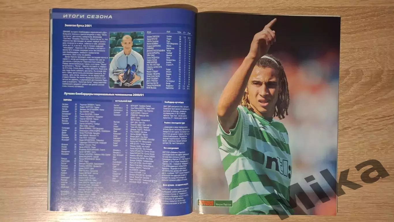 Мировой футбол - Август 2001 2