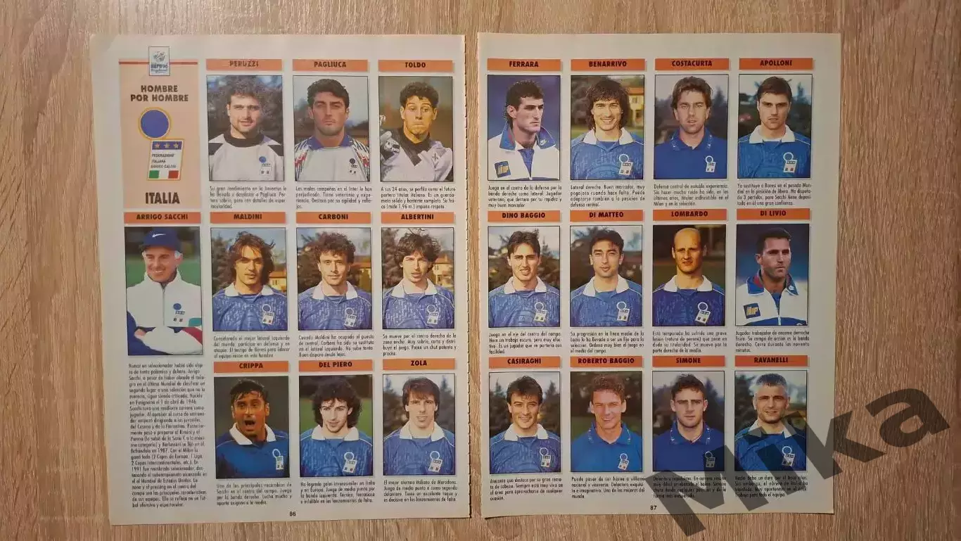 Из журнала Дон Балона ЕВРО 1996 Италия 1