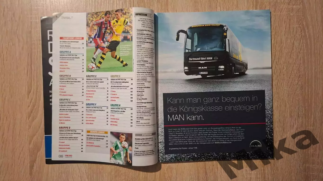 SPORT BILD CHAMPIONS LEAGUE 2014-15 (Германия) 1