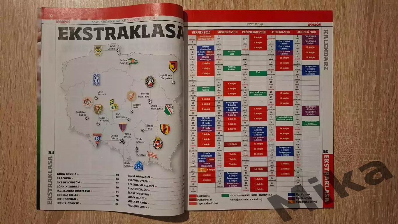 Skarb Kibica 2010 Liga Polska 2010-11 (Польша) 3