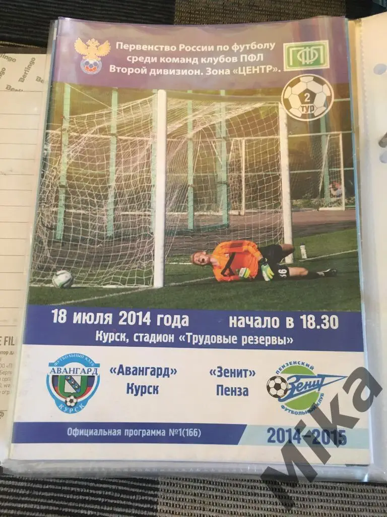 Авангард Курск - Зенит Пенза - 2014