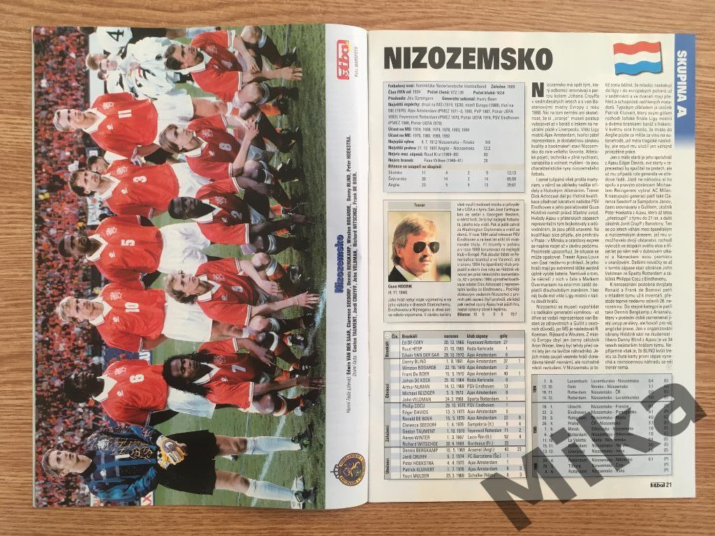 Спецвыпуск Fotbal Чемпионат Европы 1996 2