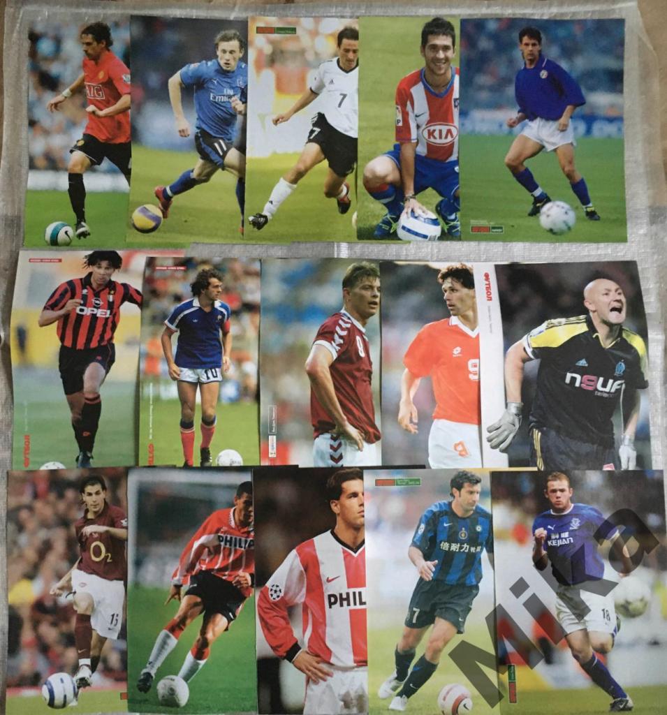 Постеры из журнала Мировой футбол и Весь футбол. 1