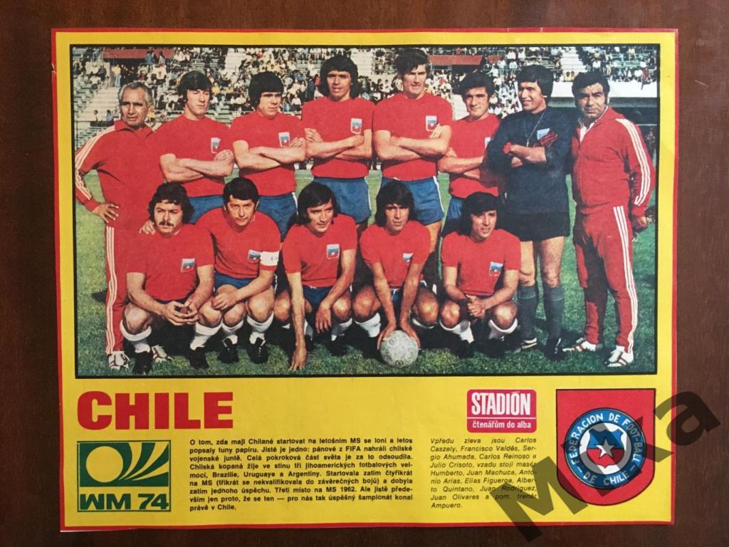 Из журнала Стадион ЧМ-1974 - Чили