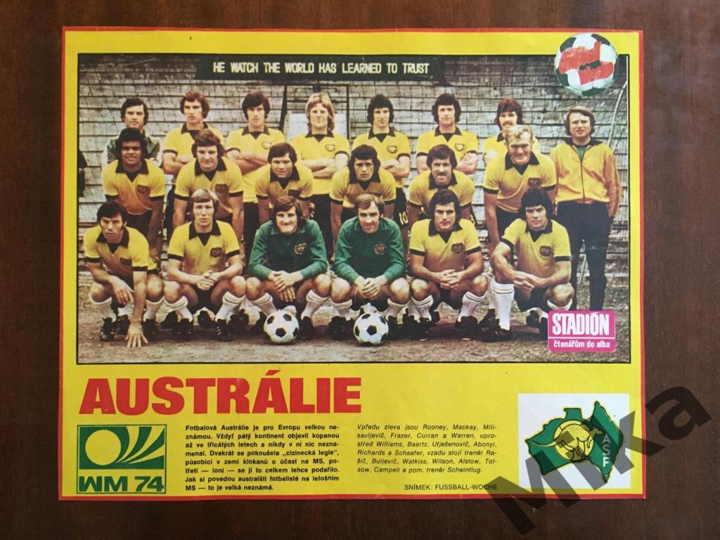 Из журнала Стадион ЧМ-1974 - Австралия