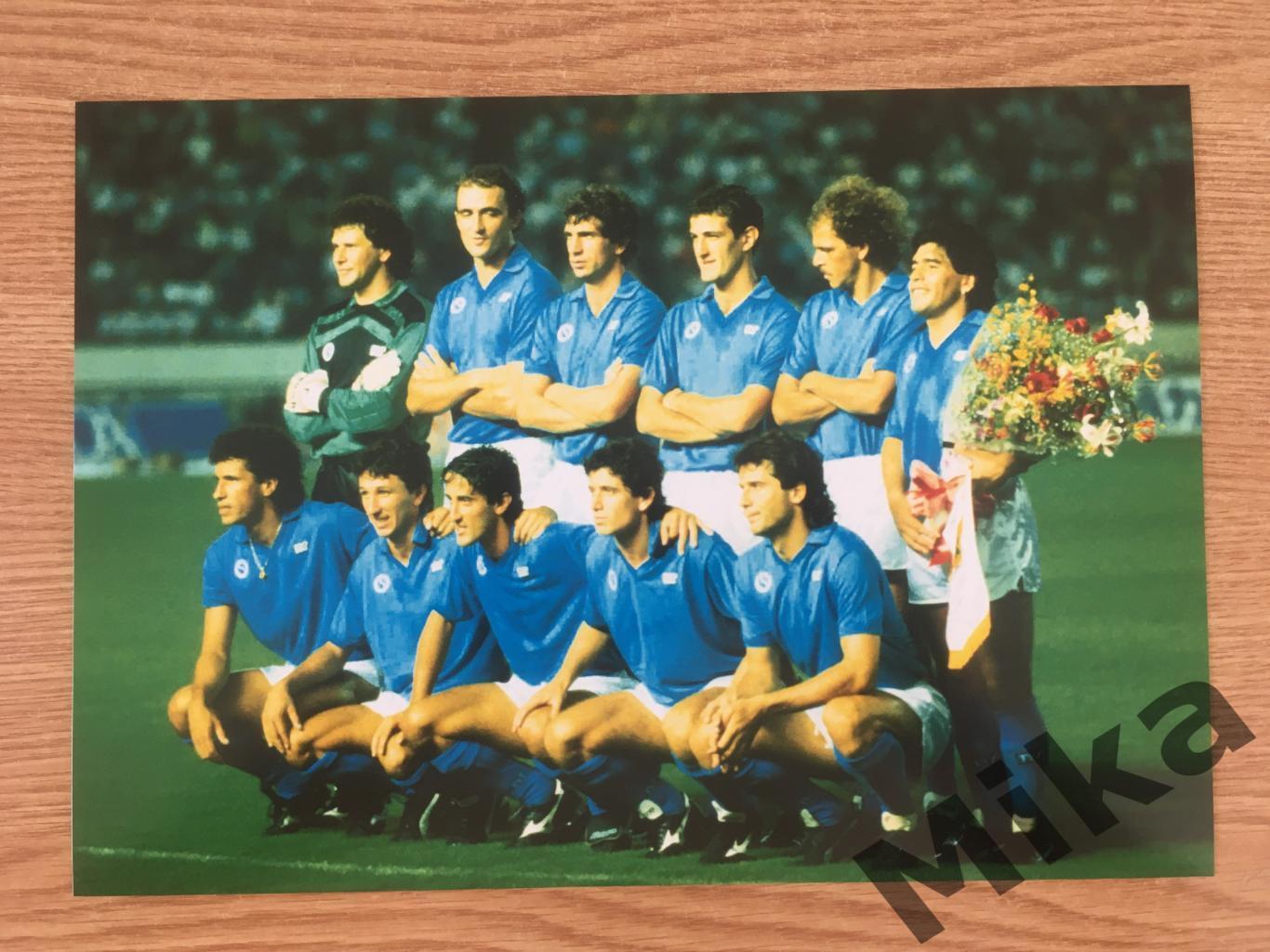 Фото Марадона в Наполи. Наполи 1988-89.