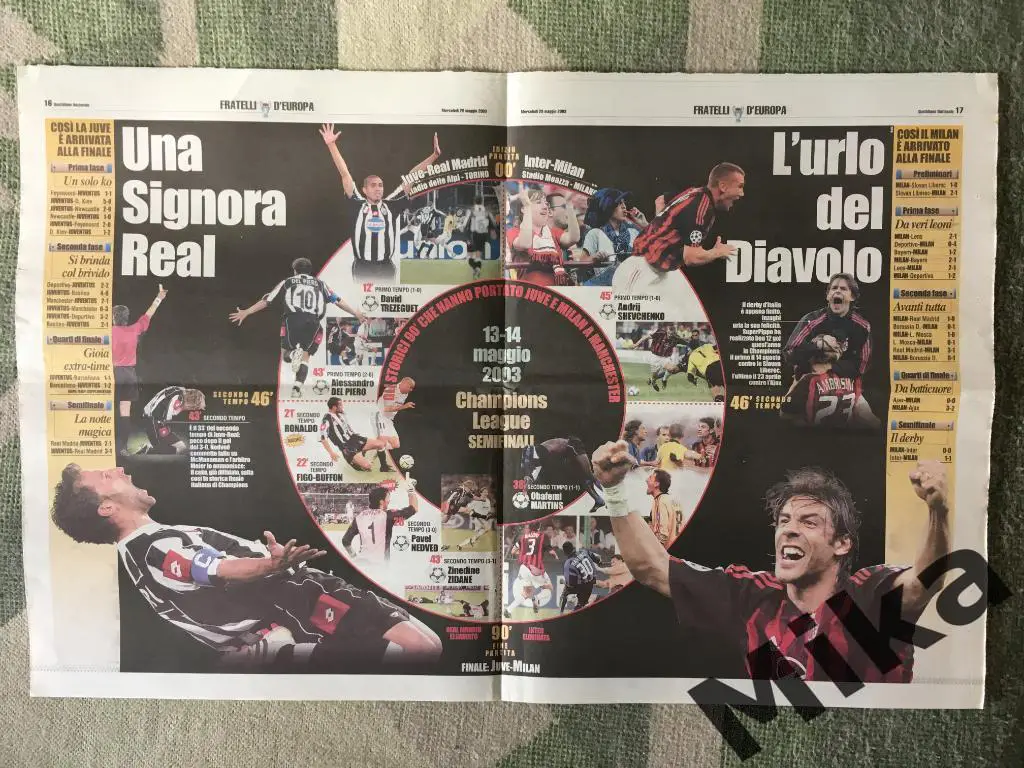 Ювентус - Милан Лига Чемпионов Финал 2003 2