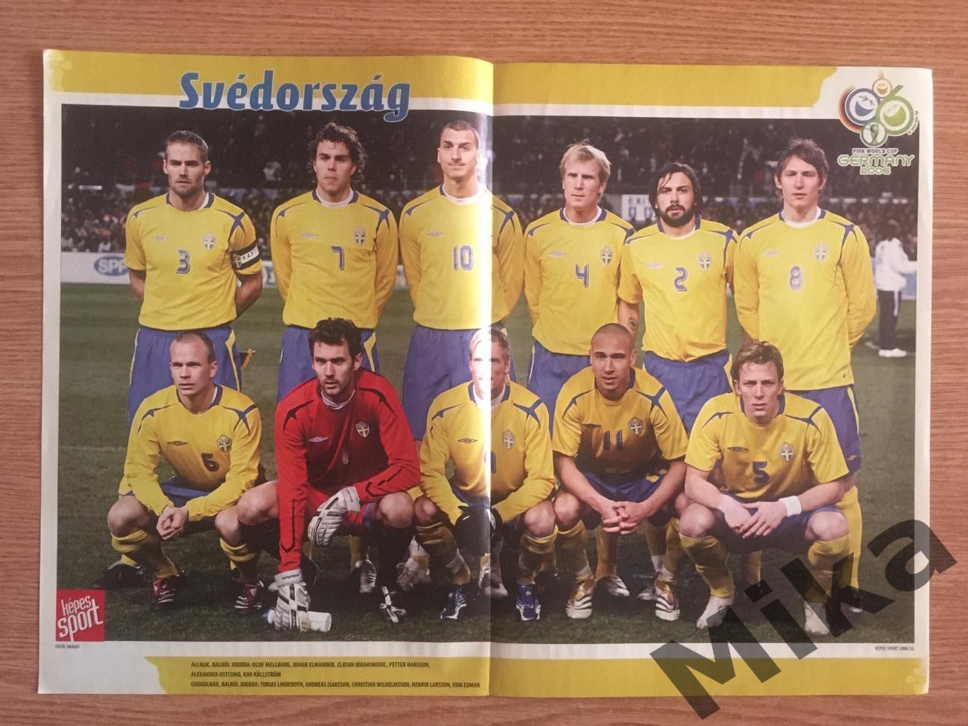 Из журнала Kepes Sport - Швеция/Австралия