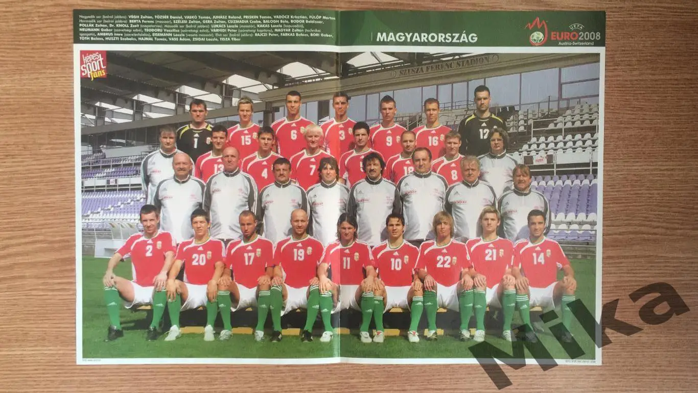 Из журнала Kepes Sport - Венгрия/Ирландия