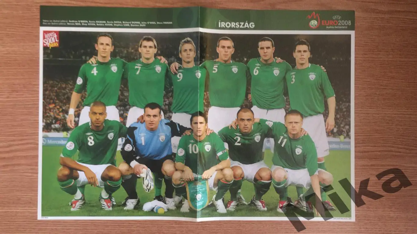 Из журнала Kepes Sport - Венгрия/Ирландия 1