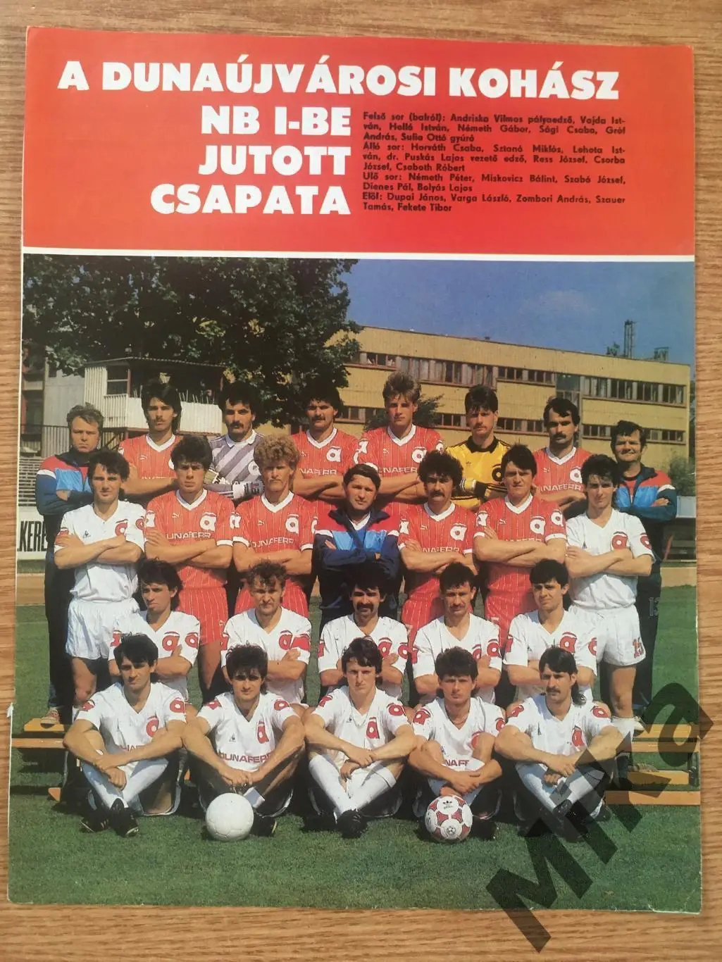 Из журнала Kepes Sport - Венгерские клубы 1 3