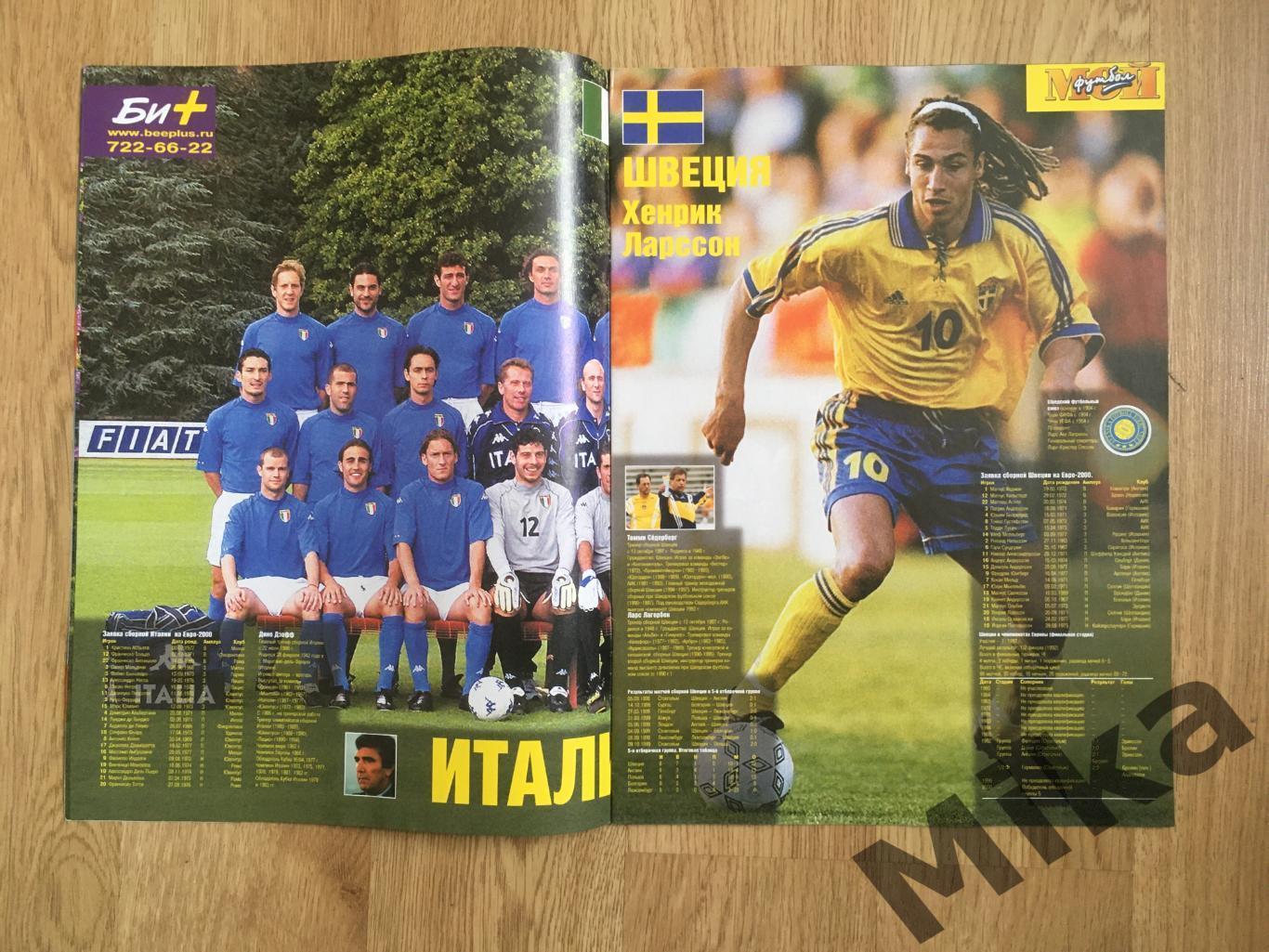 Мой футбол Сборник постеров ЕВРО 2000 1