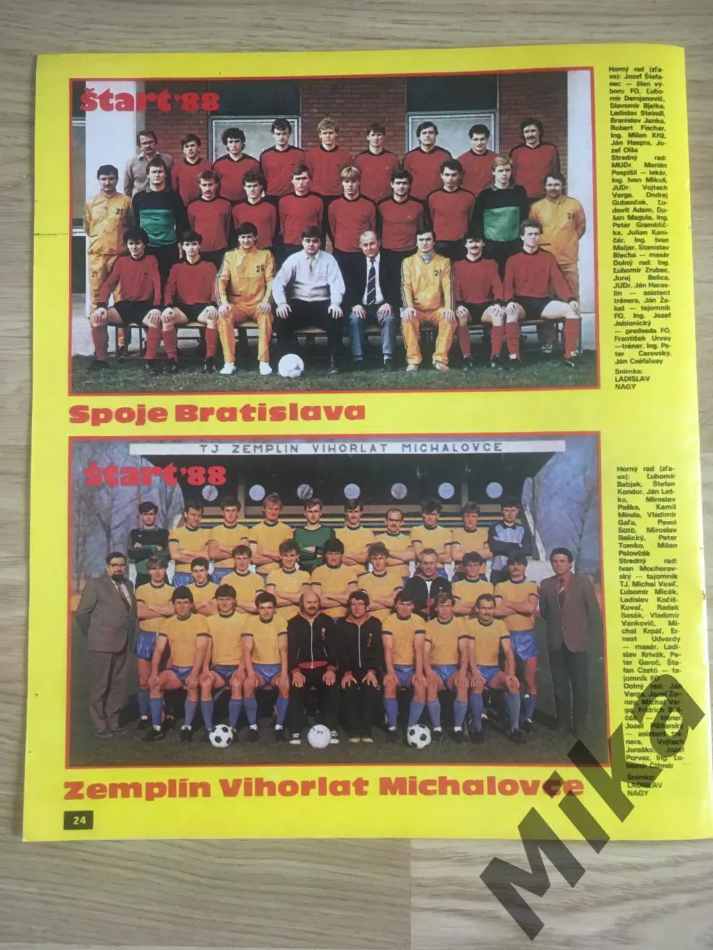 Из журнала Старт 1988 - клубы