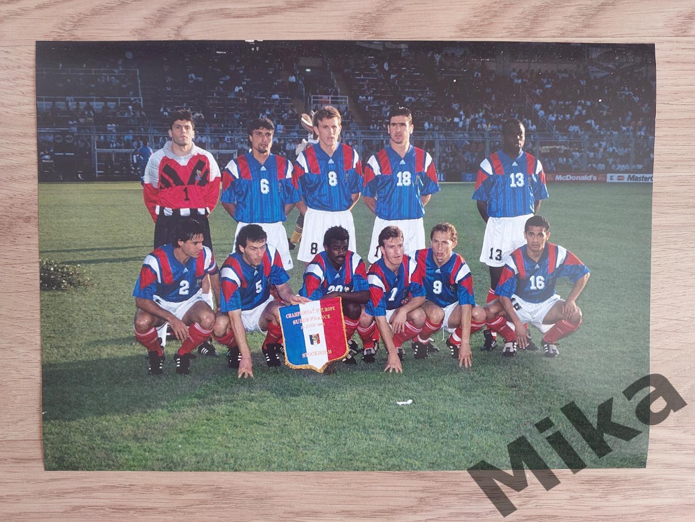 Фото Франция 1992 (10.06. Швеция-Франция 1-1)