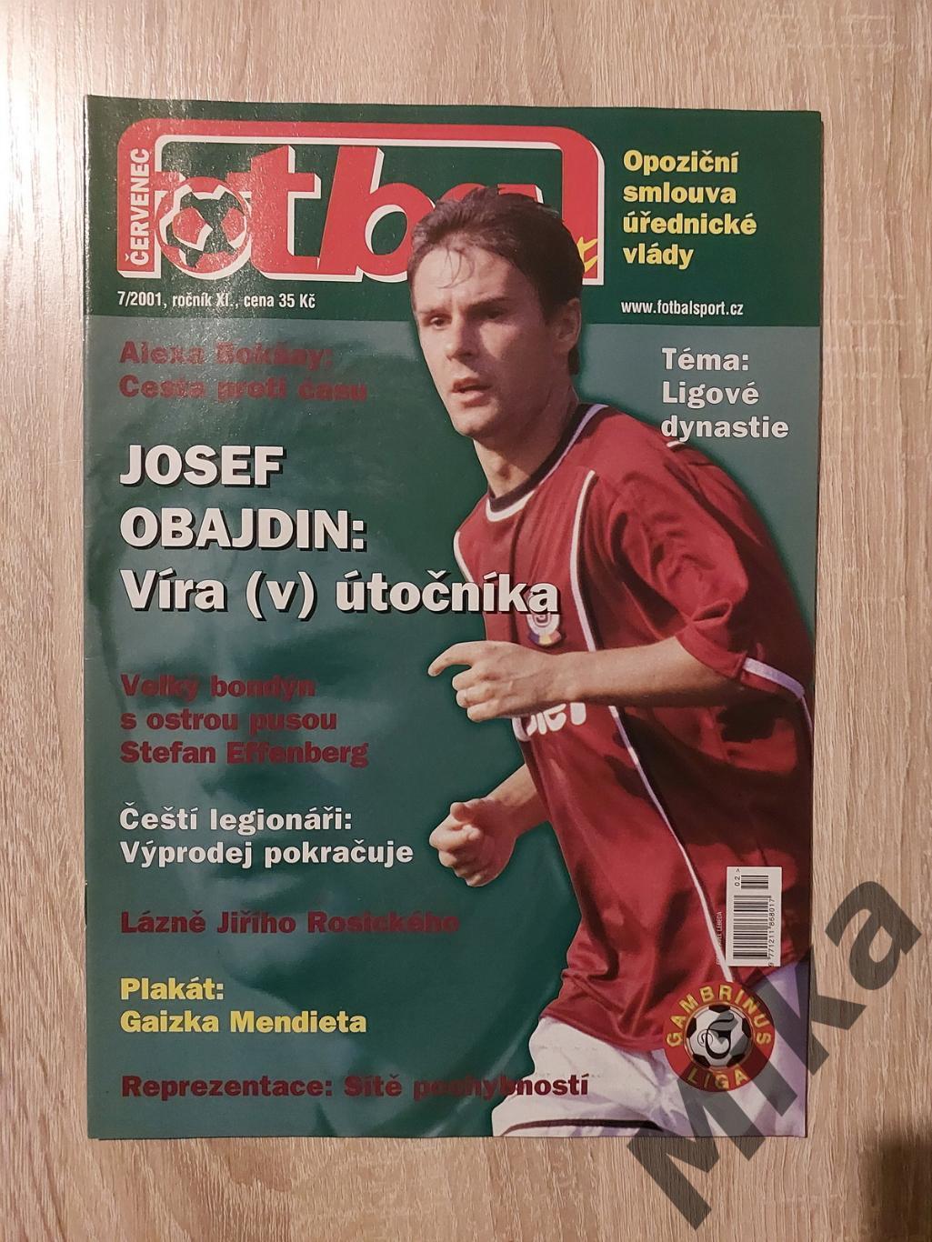 Fotbal sport №7-2001