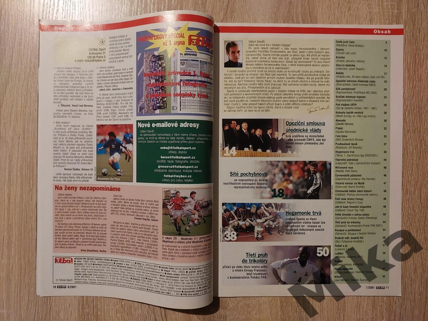 Fotbal sport №7-2001 1