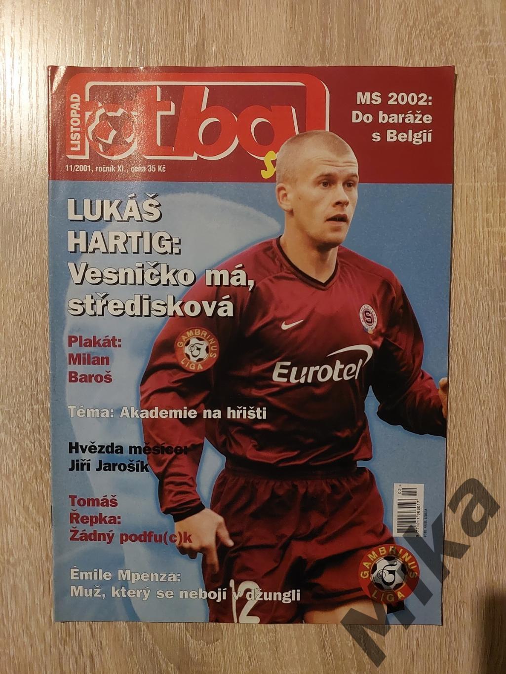 Fotbal sport №11-2001