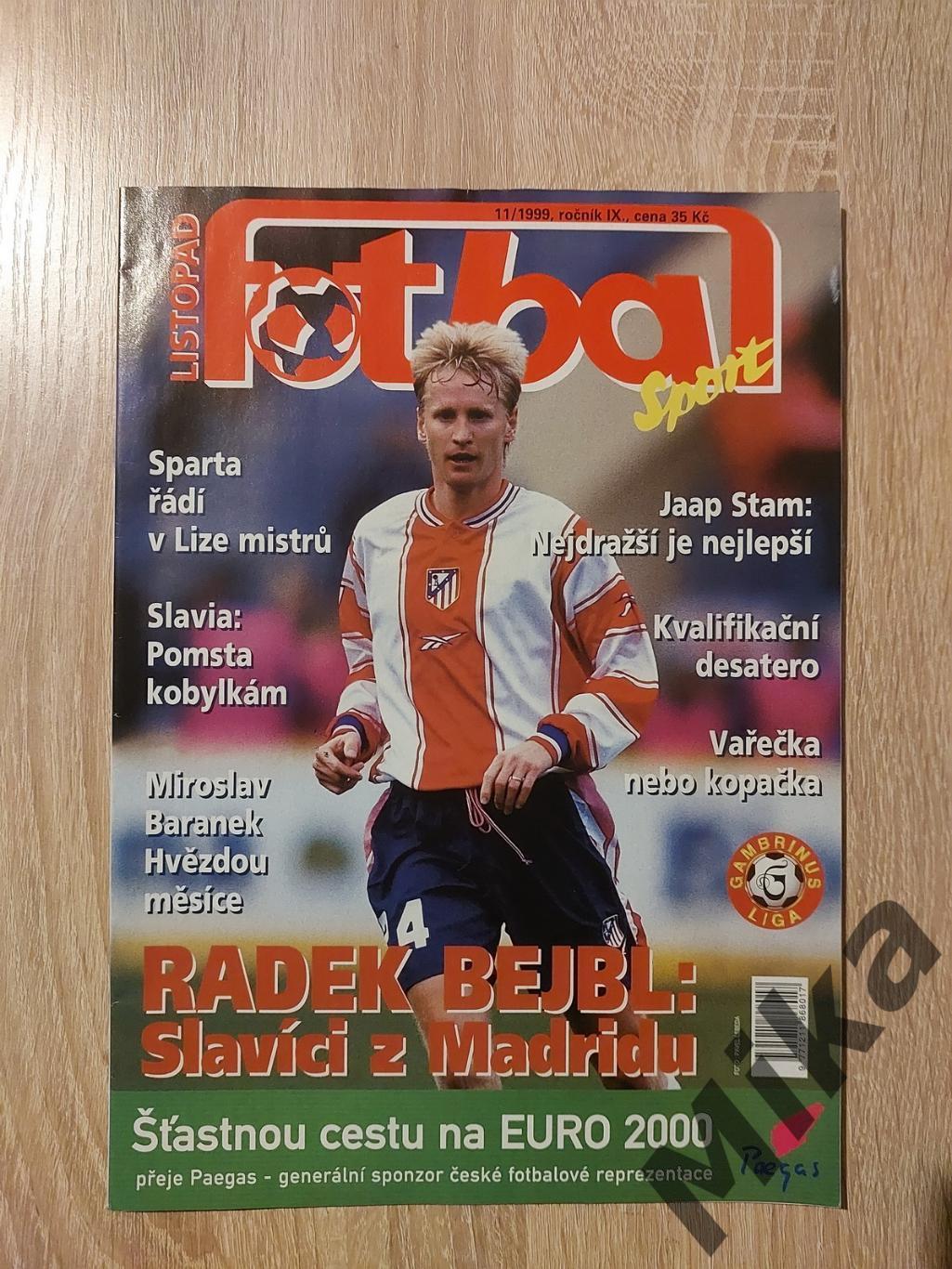 Fotbal sport №11-1999