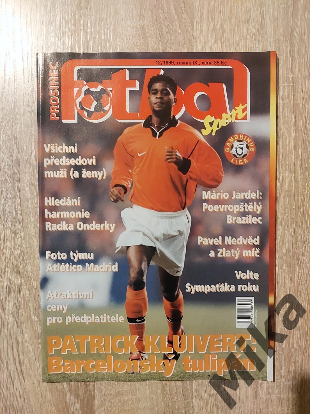 Fotbal sport №12-1999