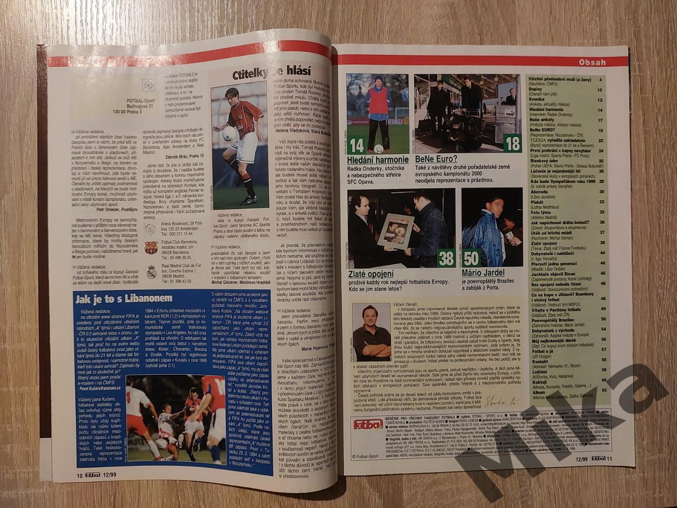 Fotbal sport №12-1999 1