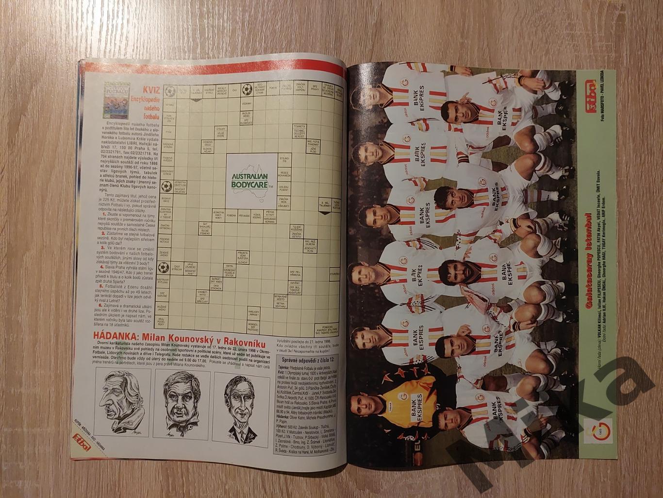 Fotbal sport №1-1998 3