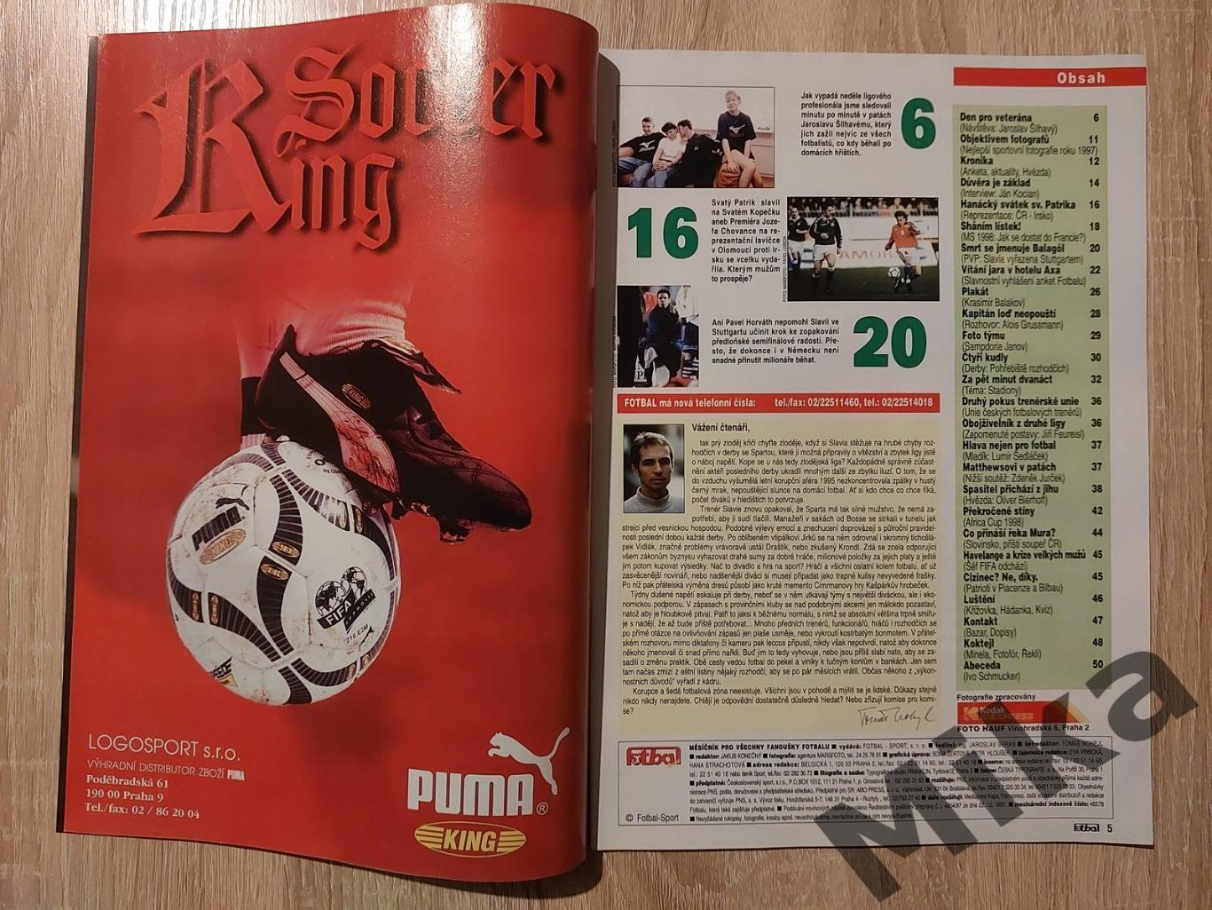 Fotbal sport №4-1998 1