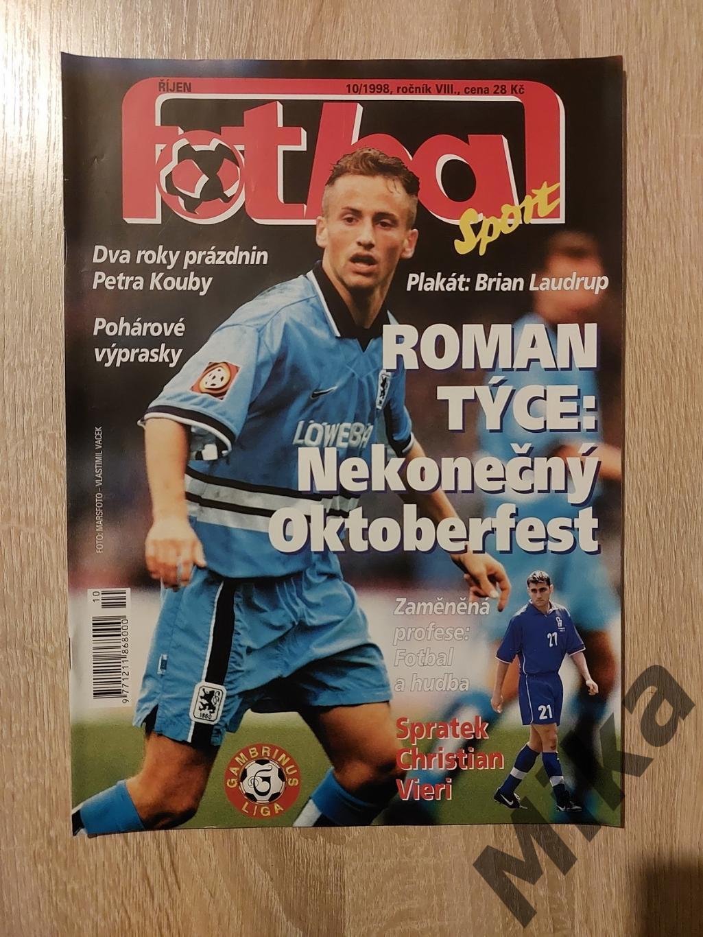 Fotbal sport №10-1998