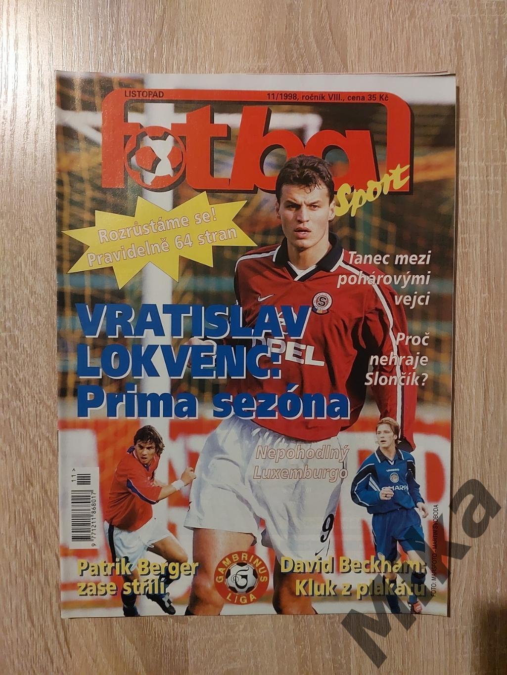 Fotbal sport №11-1998