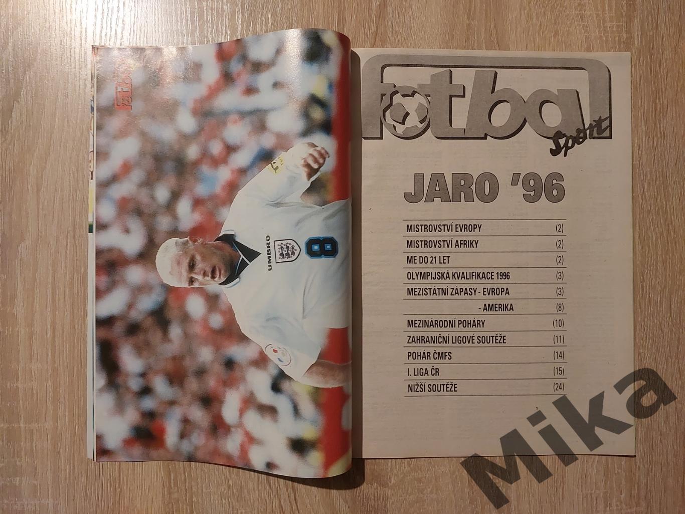 Fotbal sport №8-1996 2