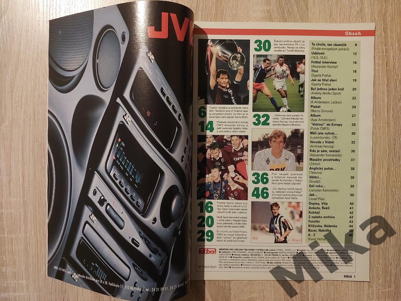 Fotbal sport №7-1995 1