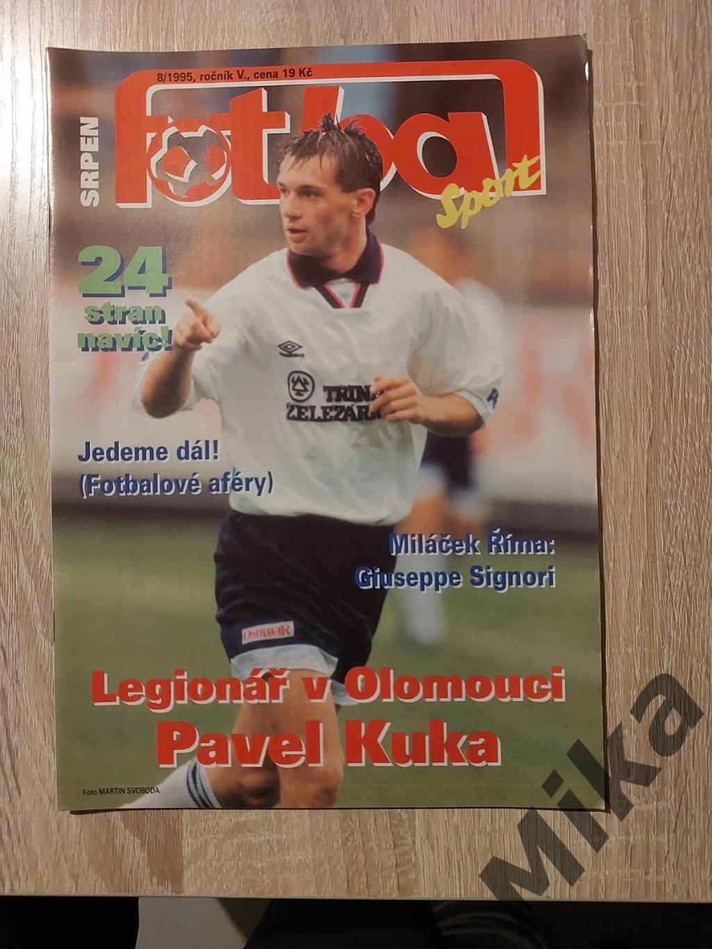 Fotbal sport №8-1995