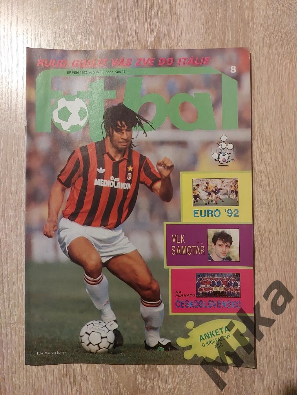 Fotbal sport №8-1992