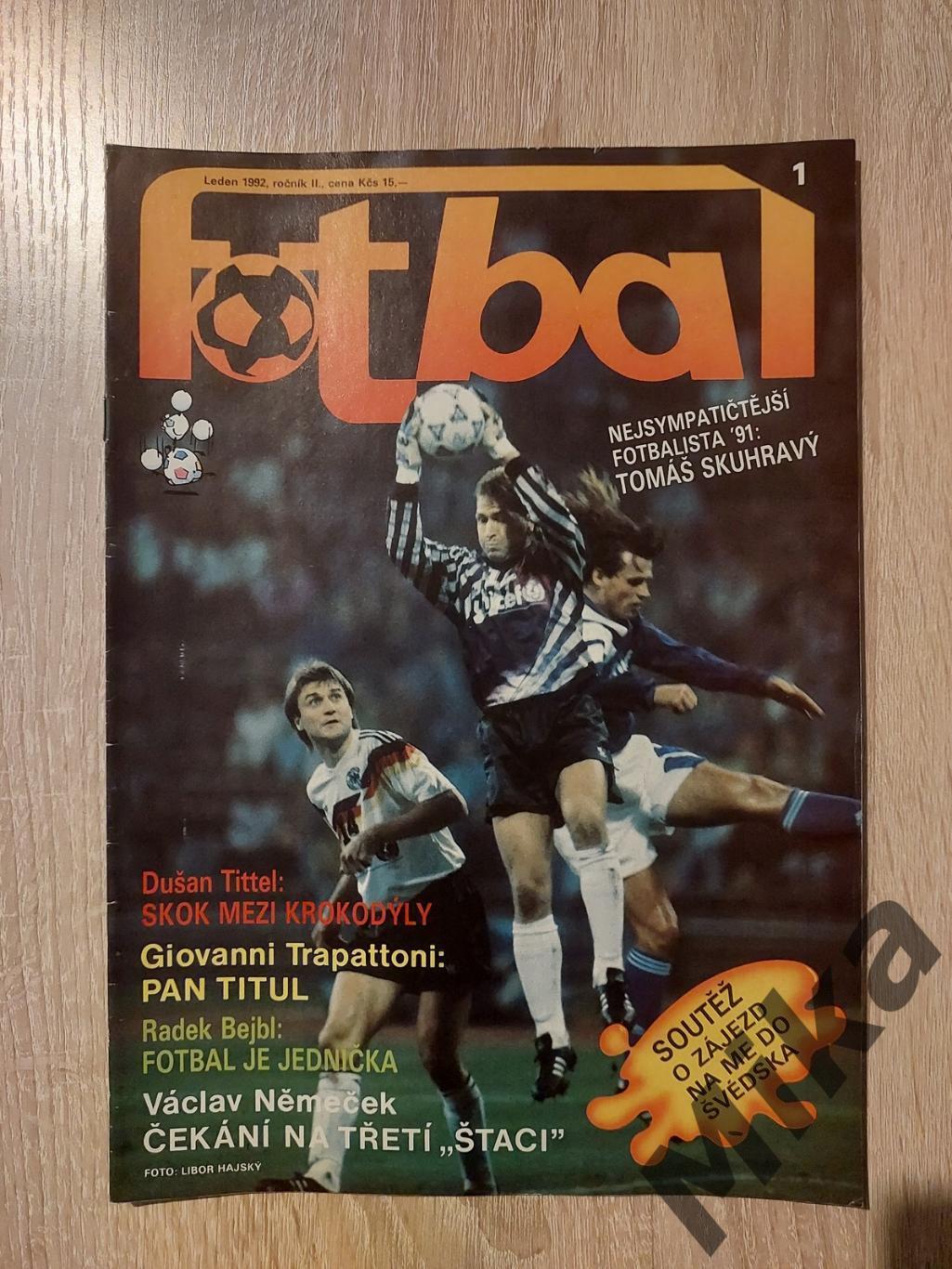 Fotbal sport №1-1992